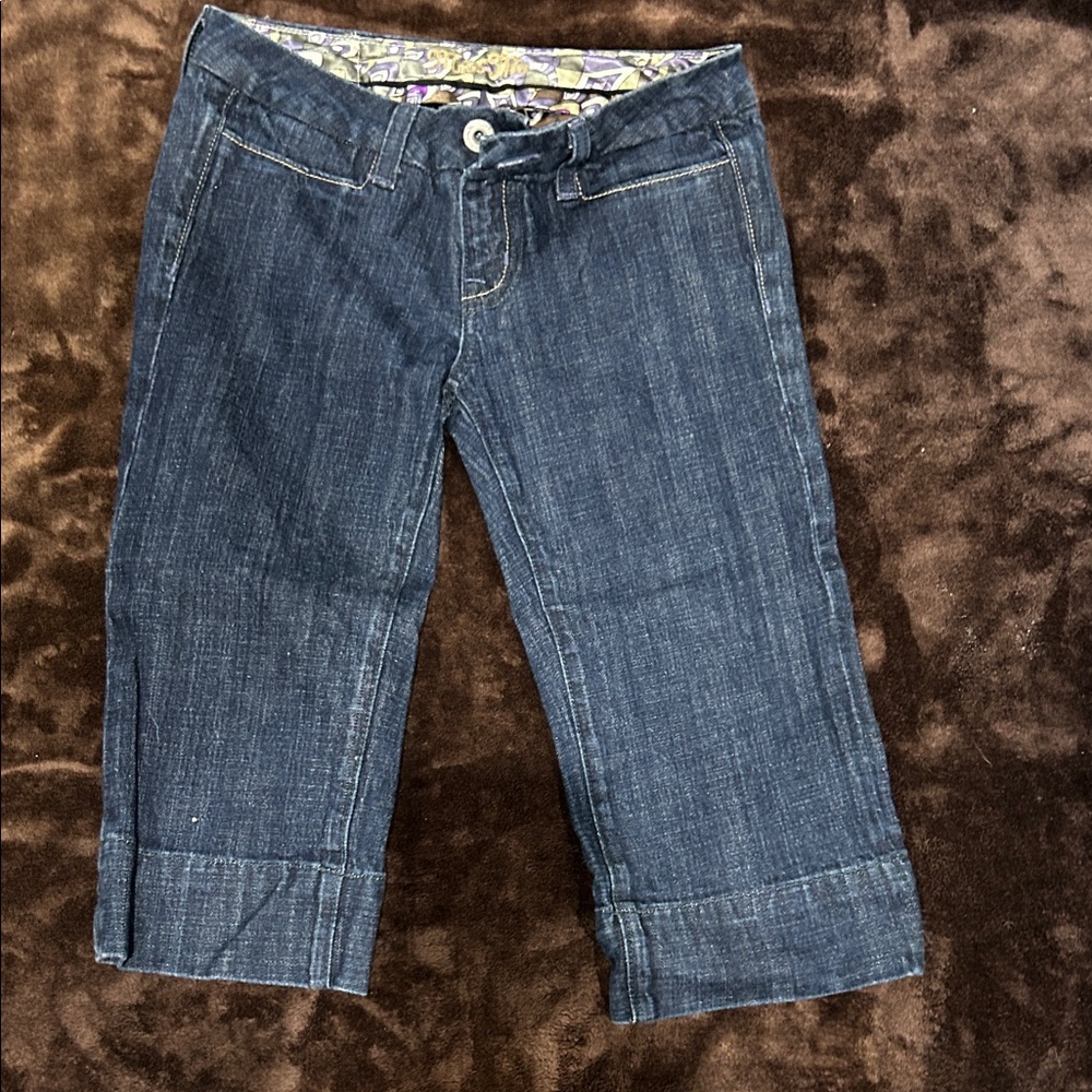 Miss Me Dark Blue Cropped Jeans